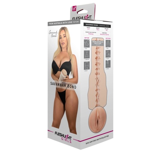 Fleshlight - Masturbator Realistyczna Cipka Savannah Bond